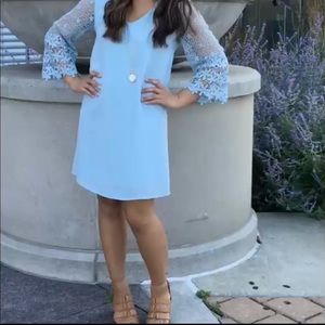 Light Blue Shift Dress
